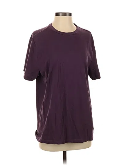 Pre-owned H&m Short Sleeve T-shirt In Purple