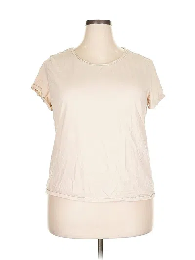 Pre-owned H&m Short Sleeve T-shirt In White
