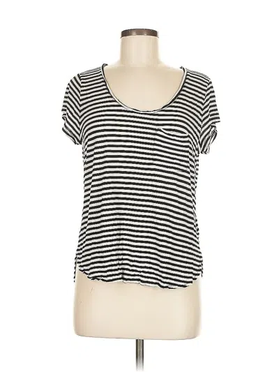 Pre-owned H&m Short Sleeve T-shirt In White