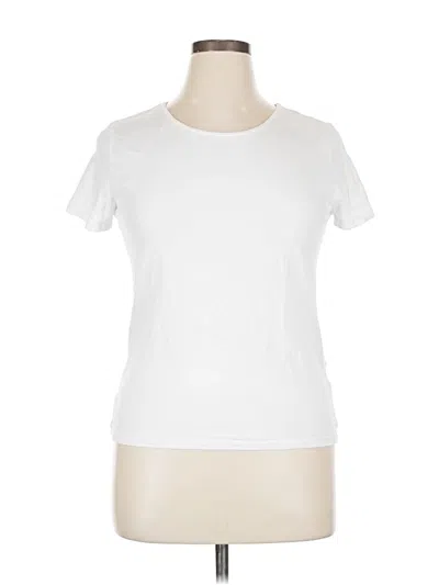 Pre-owned H&m Short Sleeve T-shirt In White