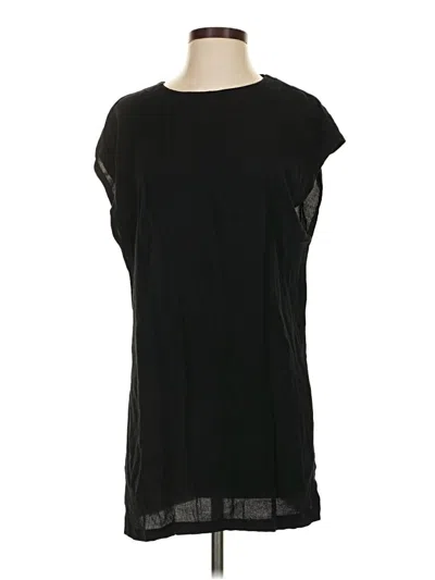 Pre-owned H&m Short Sleeve Top Black Boatneck Tops