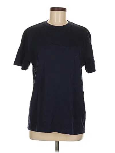 Pre-owned H&m Short Sleeve T-shirt In Black