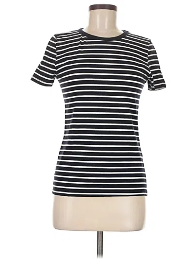 Pre-owned H&m Short Sleeve T-shirt In Black