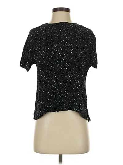 Pre-owned H&m Short Sleeve T-shirt In Black