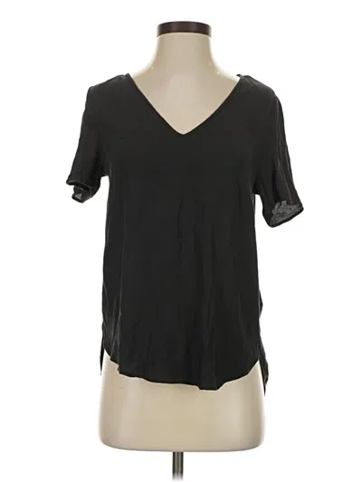 Pre-owned H&m Short Sleeve T-shirt In Black