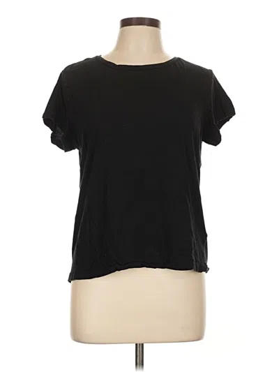 Pre-owned H&m Short Sleeve T-shirt In Black