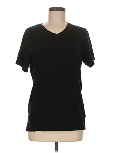 Pre-owned H&m Short Sleeve T-shirt In Black