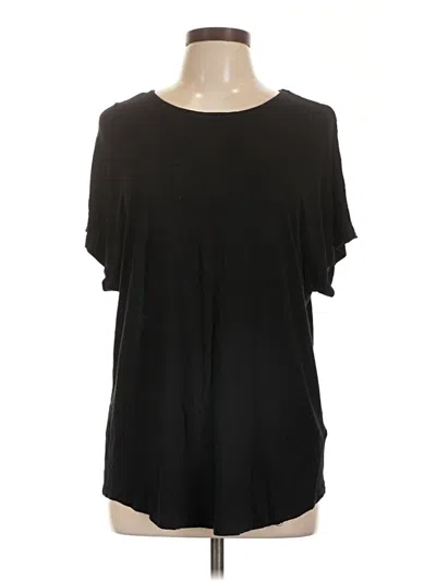 Pre-owned H&m Short Sleeve T-shirt In Black