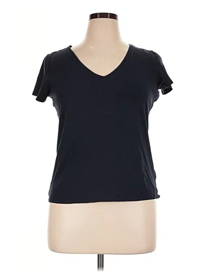 Pre-owned H&m Short Sleeve T-shirt In Black