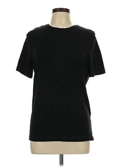 Pre-owned H&m Short Sleeve T-shirt In Black