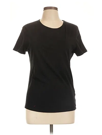 Pre-owned H&m Short Sleeve T-shirt In Black