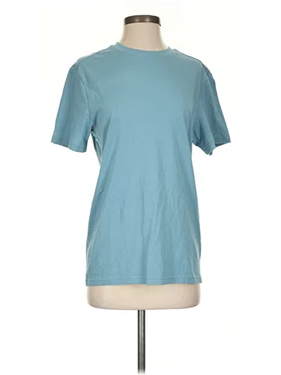 Pre-owned H&m Short Sleeve T-shirt In Blue