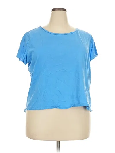 Pre-owned H&m Short Sleeve T-shirt In Blue