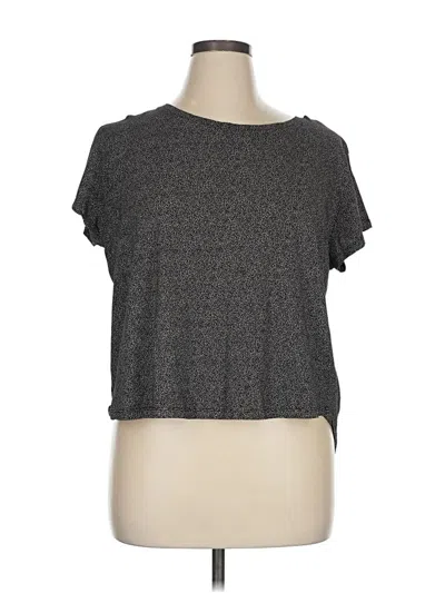 Pre-owned H&m Short Sleeve T-shirt In Gray