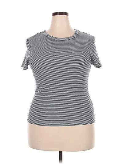 Pre-owned H&m Short Sleeve T-shirt In Gray