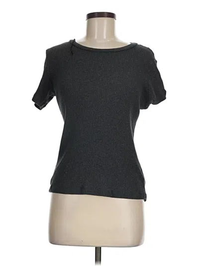 Pre-owned H&m Short Sleeve T-shirt In Gray