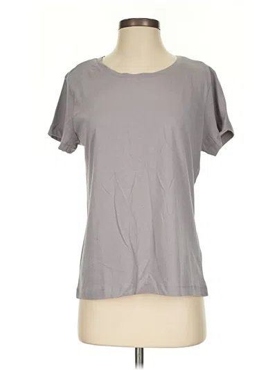 Pre-owned H&m Short Sleeve T-shirt In Gray