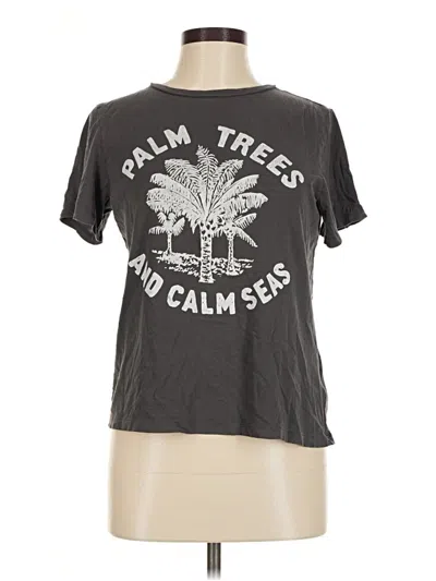 Pre-owned H&m Short Sleeve T-shirt In Gray