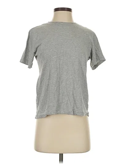 Pre-owned H&m Short Sleeve T-shirt In Gray