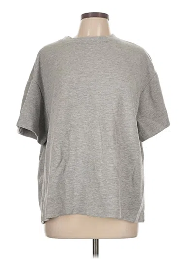 Pre-owned H&m Short Sleeve T-shirt In Gray
