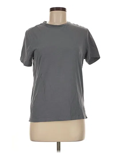 Pre-owned H&m Short Sleeve T-shirt In Gray