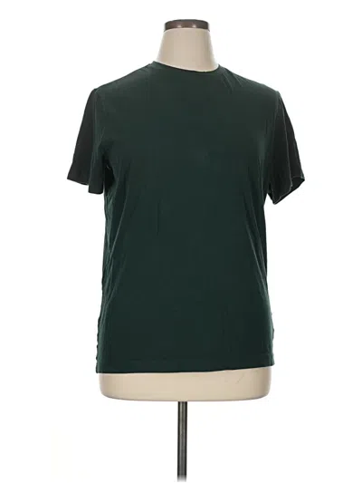 Pre-owned H&m Short Sleeve T-shirt In Green