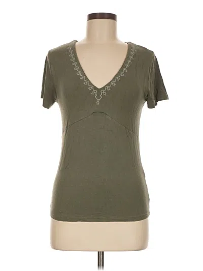 Pre-owned H&m Short Sleeve T-shirt In Green