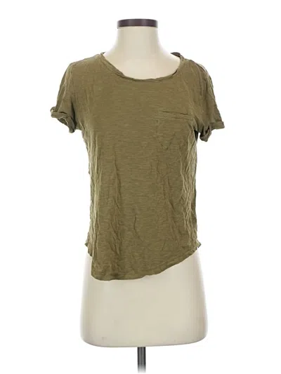 Pre-owned H&m Short Sleeve T-shirt In Green