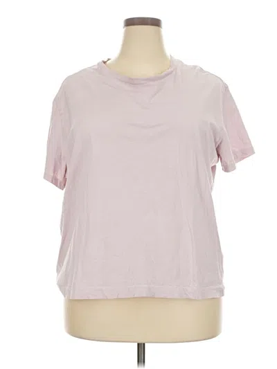 Pre-owned H&m Short Sleeve T-shirt In Pink
