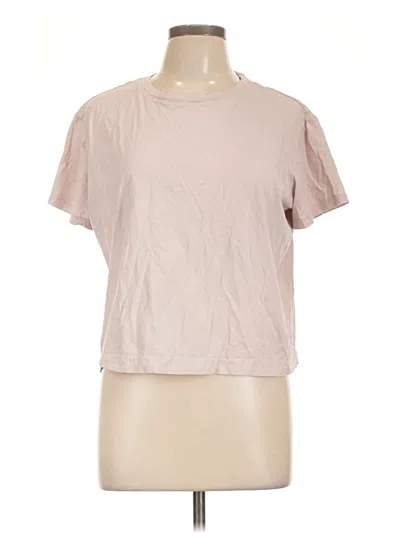 Pre-owned H&m Short Sleeve T-shirt In Pink