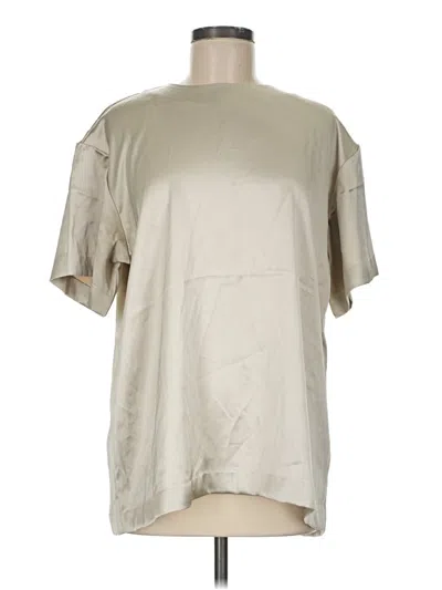 Pre-owned H&m Short Sleeve T-shirt In Tan