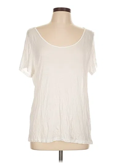 Pre-owned H&m Short Sleeve T-shirt In White