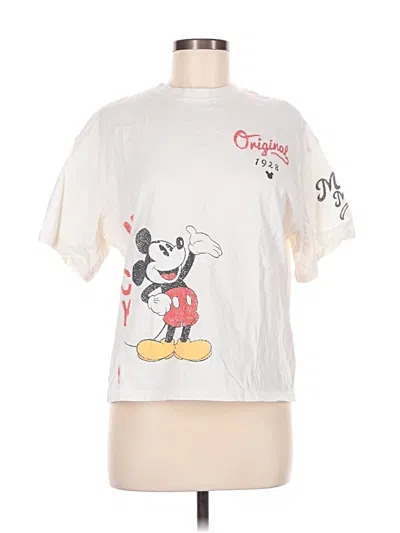 Pre-owned H&m Short Sleeve T-shirt In White