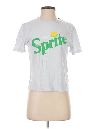 Pre-owned H&m Short Sleeve T-shirt In White