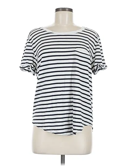 Pre-owned H&m Short Sleeve T-shirt In White