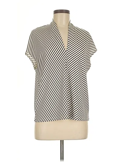 Pre-owned H&m Short Sleeve Turtleneck In Silver