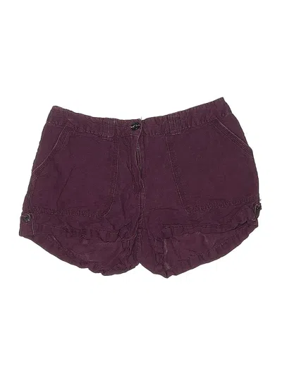 Pre-owned H&m Shorts In Burgundy