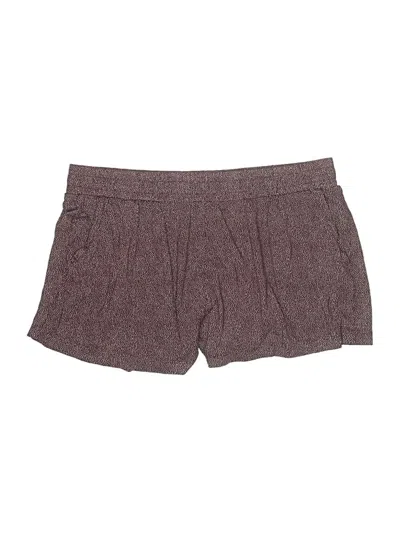 Pre-owned H&m Shorts In Burgundy
