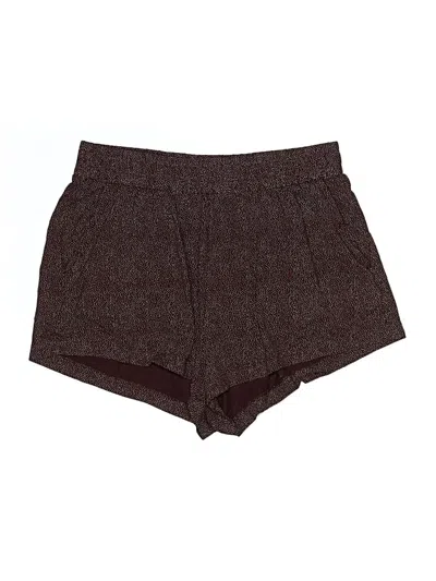 Pre-owned H&m Shorts In Burgundy