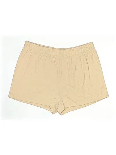 Pre-owned H&m Shorts In Gold