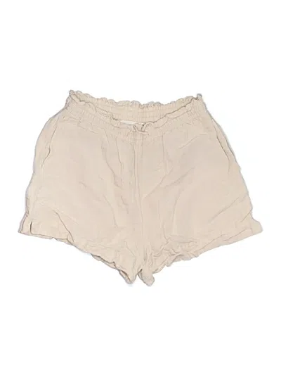Pre-owned H&m Shorts In Ivory