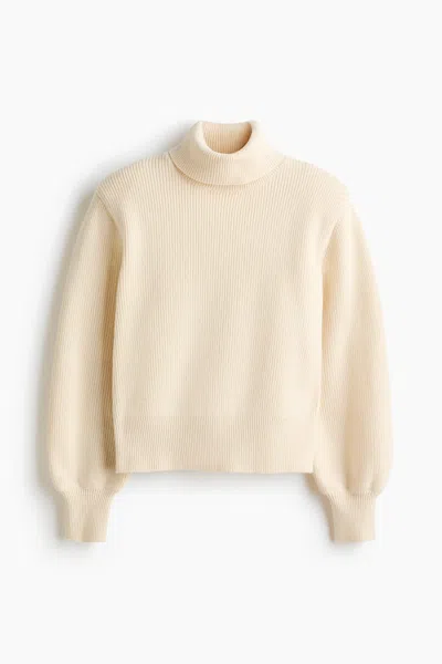 H&m Shoulder-pad Sweater In Gold