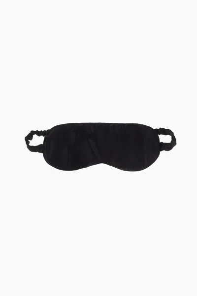 H&m Silk Sleep Mask In Black