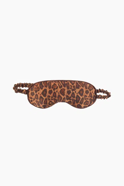 H&m Silk Sleep Mask In Brown