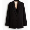 H&m Single-breasted Blazer In Black