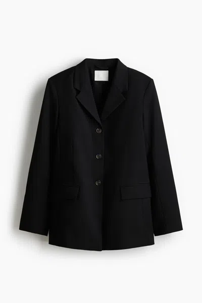 H&m Single-breasted Jacket In Black