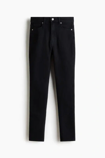H&m Skinny High Waist Jeans In Brown