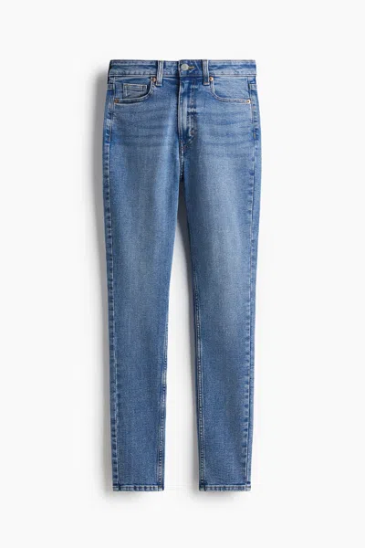 H&m Skinny Regular Ankle Jeans In Blue