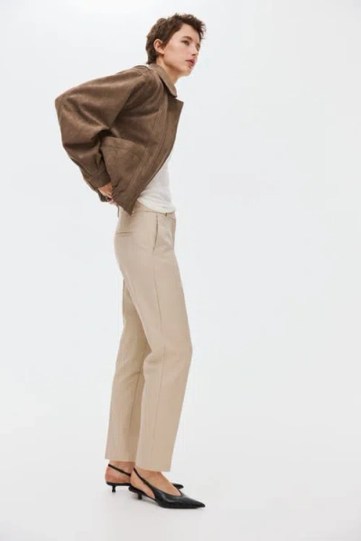 H&m Slacks In Neutral