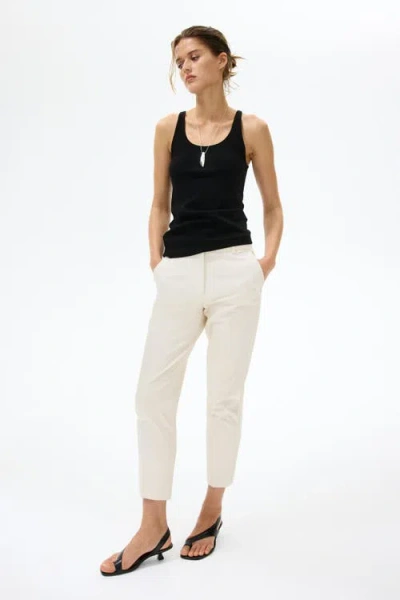 H&m Slacks In White